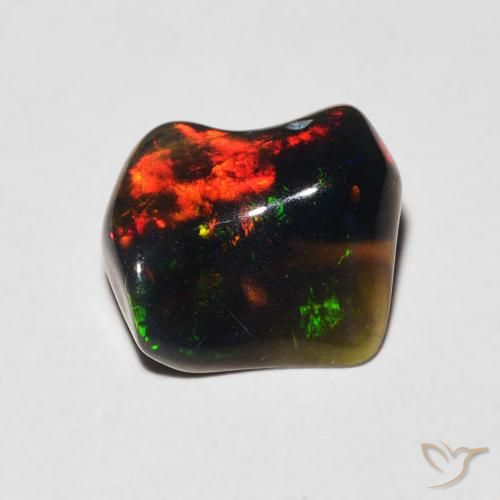 0.78ct طبيعي متعدد الألوان أوبال, فانسى, نصف شفاف