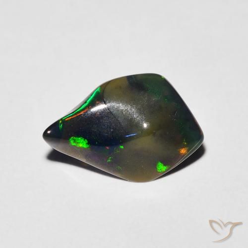 0.91ct طبيعي متعدد الألوان أوبال, فانسى, نصف شفاف