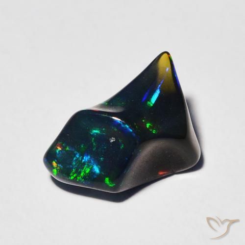 1.30ct طبيعي متعدد الألوان أوبال, فانسى, نصف شفاف