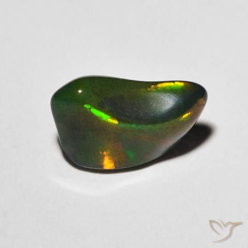1.60ct طبيعي متعدد الألوان أوبال, فانسى, نصف شفاف
