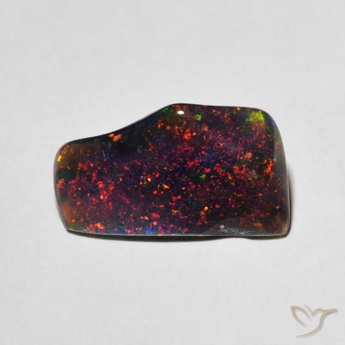 1.02ct طبيعي متعدد الألوان أوبال, فانسى, نصف شفاف