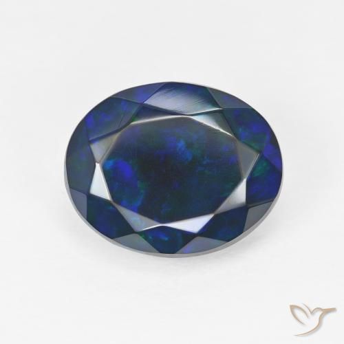 2.92ct طبيعي متعدد الألوان أوبال, بيضوي, غير شفاف