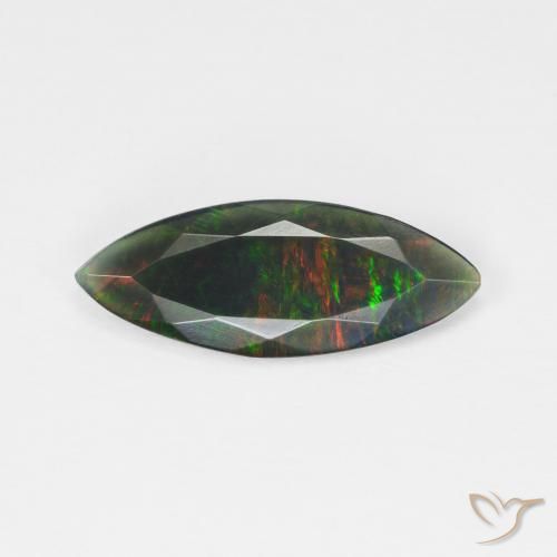 1.01ct طبيعي متعدد الألوان أوبال, ماركيز, شفاف