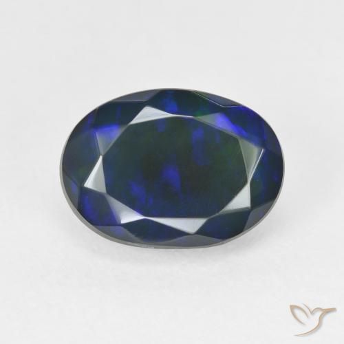 2.68ct طبيعي متعدد الألوان أوبال, بيضوي, نصف شفاف