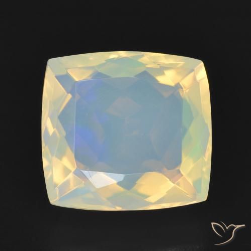 2.53ct طبيعي متعدد الألوان أوبال, وسادة, شفاف