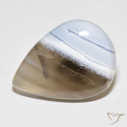 17.99ct طبيعي متعدد الألوان أوبال, شكل الكمثرى, غير شفاف, Photo A