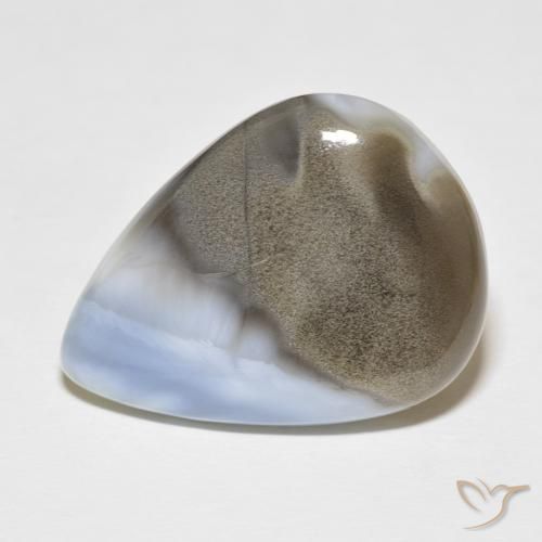 24.70ct طبيعي متعدد الألوان أوبال, شكل الكمثرى, غير شفاف