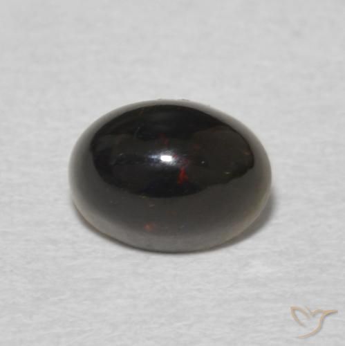 0.59ct طبيعي متعدد الألوان أوبال, بيضوي, غير شفاف