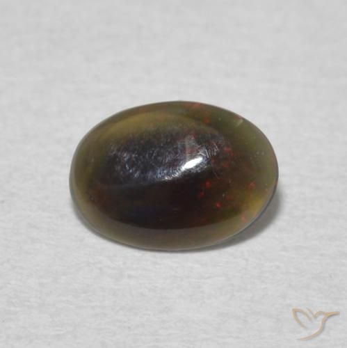 0.28ct طبيعي متعدد الألوان أوبال, بيضوي, غير شفاف, Photo A
