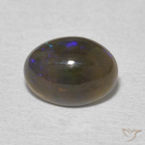 0.64ct طبيعي متعدد الألوان أوبال, بيضوي, غير شفاف, Photo A