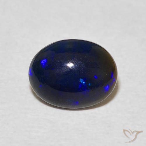 0.94ct طبيعي متعدد الألوان أوبال, بيضوي, غير شفاف