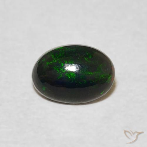 0.39ct طبيعي متعدد الألوان أوبال, بيضوي, غير شفاف, Photo A