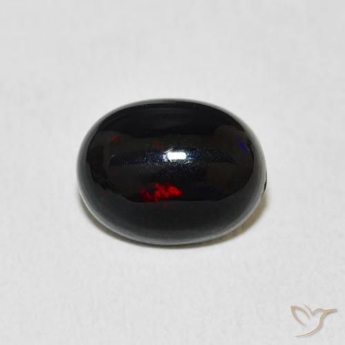 1.65ct طبيعي متعدد الألوان أوبال, بيضوي, غير شفاف