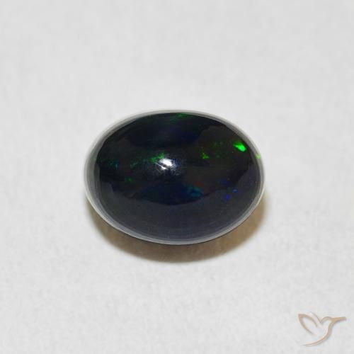 1.11ct طبيعي متعدد الألوان أوبال, بيضوي, غير شفاف, Photo A
