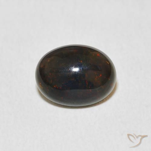 1.14ct طبيعي متعدد الألوان أوبال, بيضوي, غير شفاف