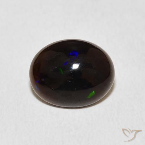 1.90ct طبيعي متعدد الألوان أوبال, بيضوي, غير شفاف