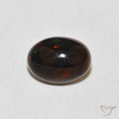 2.46ct طبيعي متعدد الألوان أوبال, بيضوي, غير شفاف