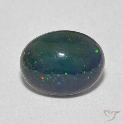 0.95ct طبيعي متعدد الألوان أوبال, بيضوي, غير شفاف, Photo A