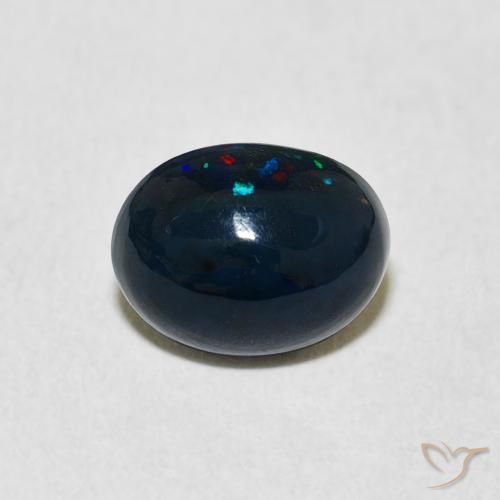 1.10ct طبيعي متعدد الألوان أوبال, بيضوي, غير شفاف