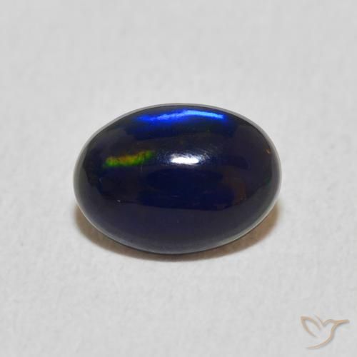 0.35ct طبيعي متعدد الألوان أوبال, بيضوي, غير شفاف