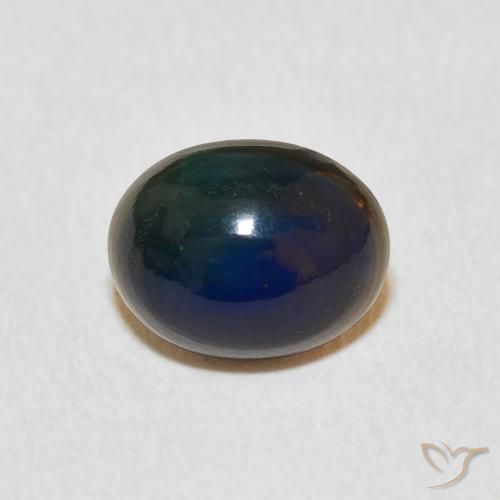1.15ct طبيعي متعدد الألوان أوبال, بيضوي, غير شفاف