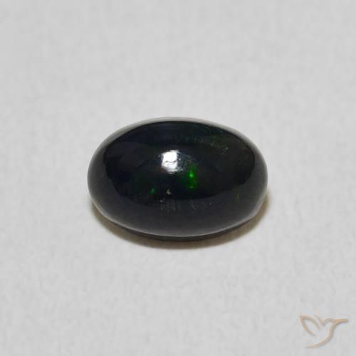 0.48ct طبيعي متعدد الألوان أوبال, بيضوي, غير شفاف