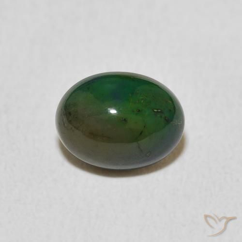 0.86ct طبيعي متعدد الألوان أوبال, بيضوي, غير شفاف