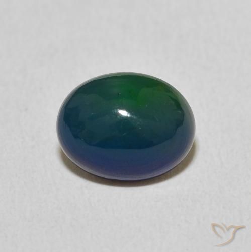 1.72ct طبيعي متعدد الألوان أوبال, بيضوي, غير شفاف