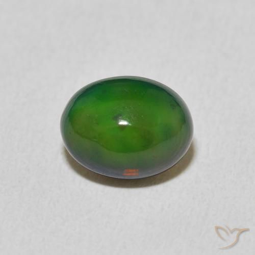 1.54ct طبيعي متعدد الألوان أوبال, بيضوي, غير شفاف, Photo A