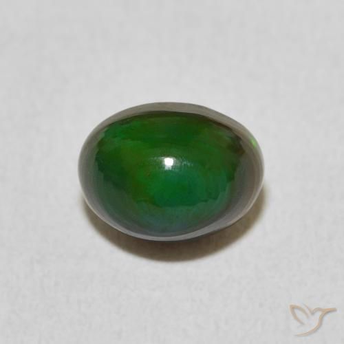 1.23ct طبيعي متعدد الألوان أوبال, بيضوي, غير شفاف