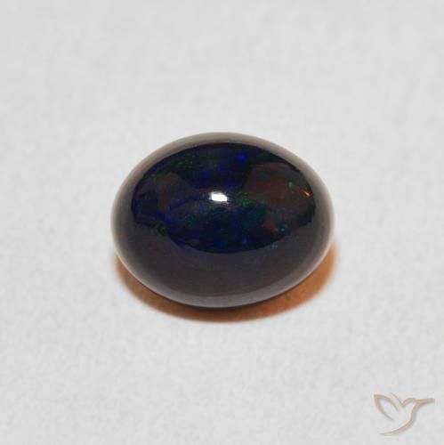 1.26ct طبيعي متعدد الألوان أوبال, بيضوي, غير شفاف