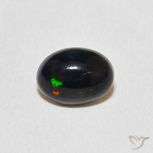 0.51ct طبيعي متعدد الألوان أوبال, بيضوي, غير شفاف