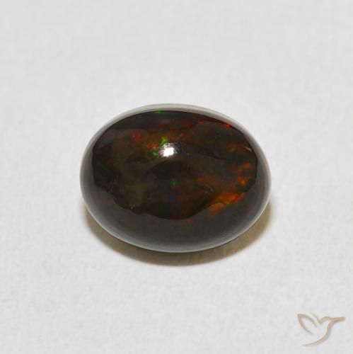 1.39ct طبيعي متعدد الألوان أوبال, بيضوي, غير شفاف