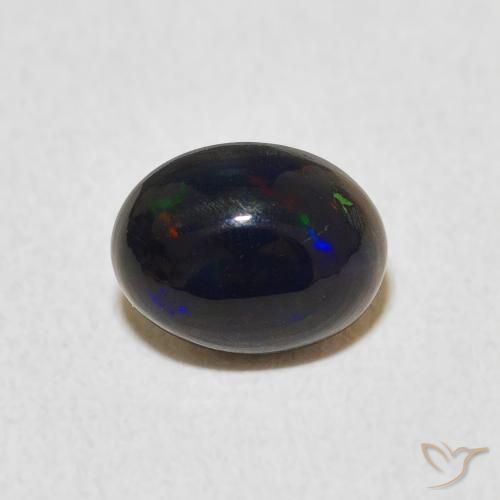0.73ct طبيعي متعدد الألوان أوبال, بيضوي, غير شفاف, Photo A