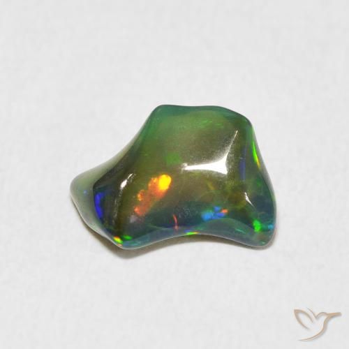 1.66ct طبيعي متعدد الألوان أوبال, فانسى, غير شفاف, Photo A