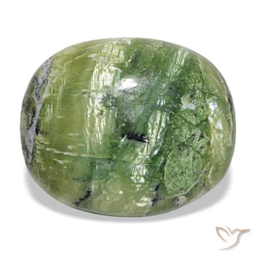 27.02ct أخضر أوبال, وسادة, غير شفاف