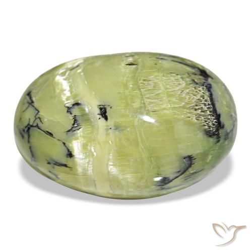 14.50ct أخضر أوبال, بيضاوي, غير شفاف