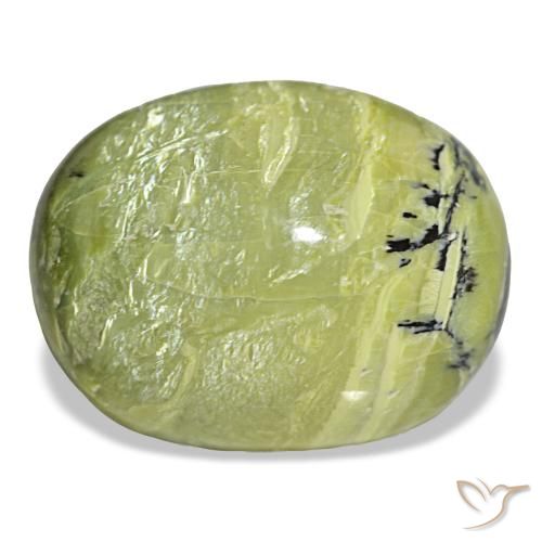26.42ct أخضر أوبال, بيضاوي, غير شفاف