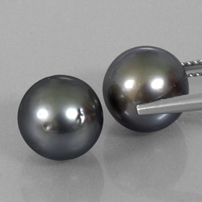 أحجار لؤلؤ فضي طبيعية، كرة / كروي، غير شفاف، وزنها 16.51 قيراط