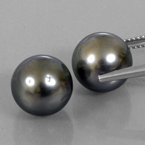 أحجار لؤلؤ فضي طبيعية، كرة / كروي، غير شفاف، وزنها 16.59 قيراط