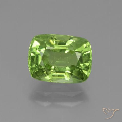 2.14ct طبيعي أخضر متوسط زبرجد, وسادة, قليلا جدا, Photo A