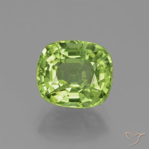 2.37ct طبيعي أخضر متوسط زبرجد, وسادة, VVS-VS