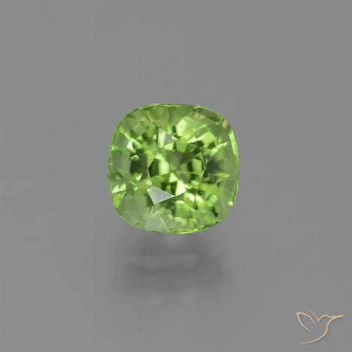 2.17ct طبيعي أخضر حيوي زبرجد, وسادة, VS-SI