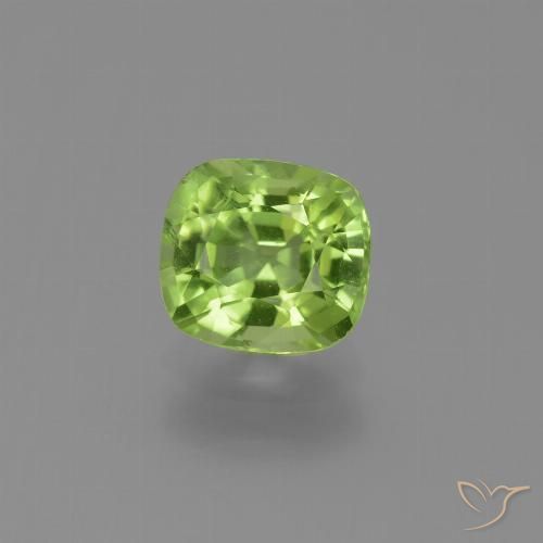 2.01ct طبيعي أخضر حيوي زبرجد, وسادة, قليلا جدا