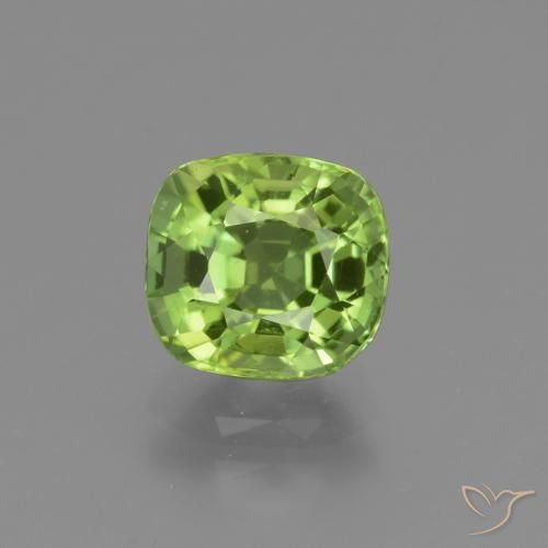 2.06ct طبيعي أخضر حيوي زبرجد, وسادة, قليلا جدا