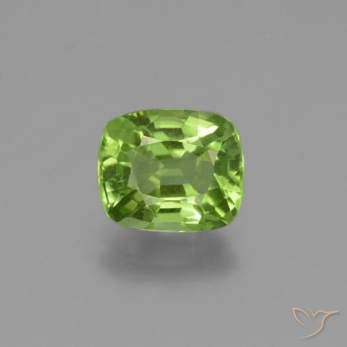 2.16ct طبيعي أخضر متوسط زبرجد, وسادة, قليلا جدا