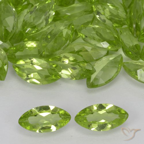 0.36ct طبيعي أخضر حيوي زبرجد, ماركيز, VVS-VS