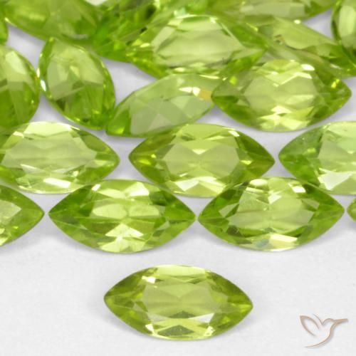 0.26ct طبيعي أخضر حيوي زبرجد, ماركيز, قليلا جدا
