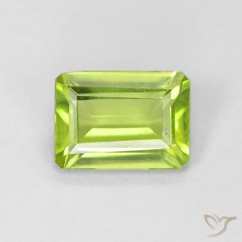 0.98ct طبيعي اخضر زاهى زبرجد, قص الزمرد, قليلا جدا