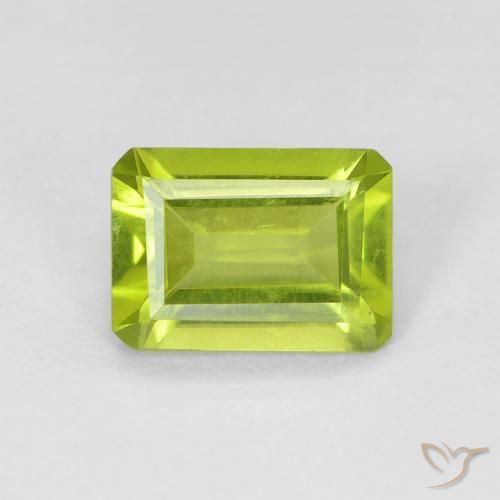 0.97ct طبيعي اخضر زاهى زبرجد, قص الزمرد, قليلا جدا